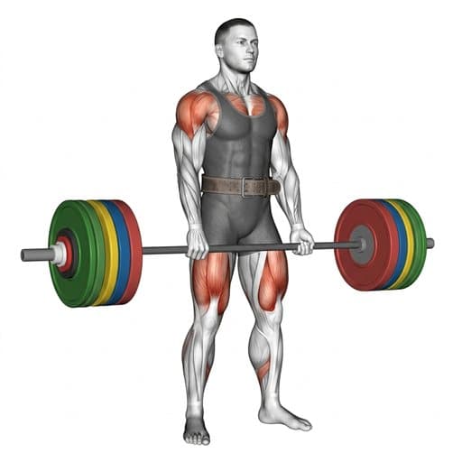Wilks Calculator powerlifter illustration with competition barbell